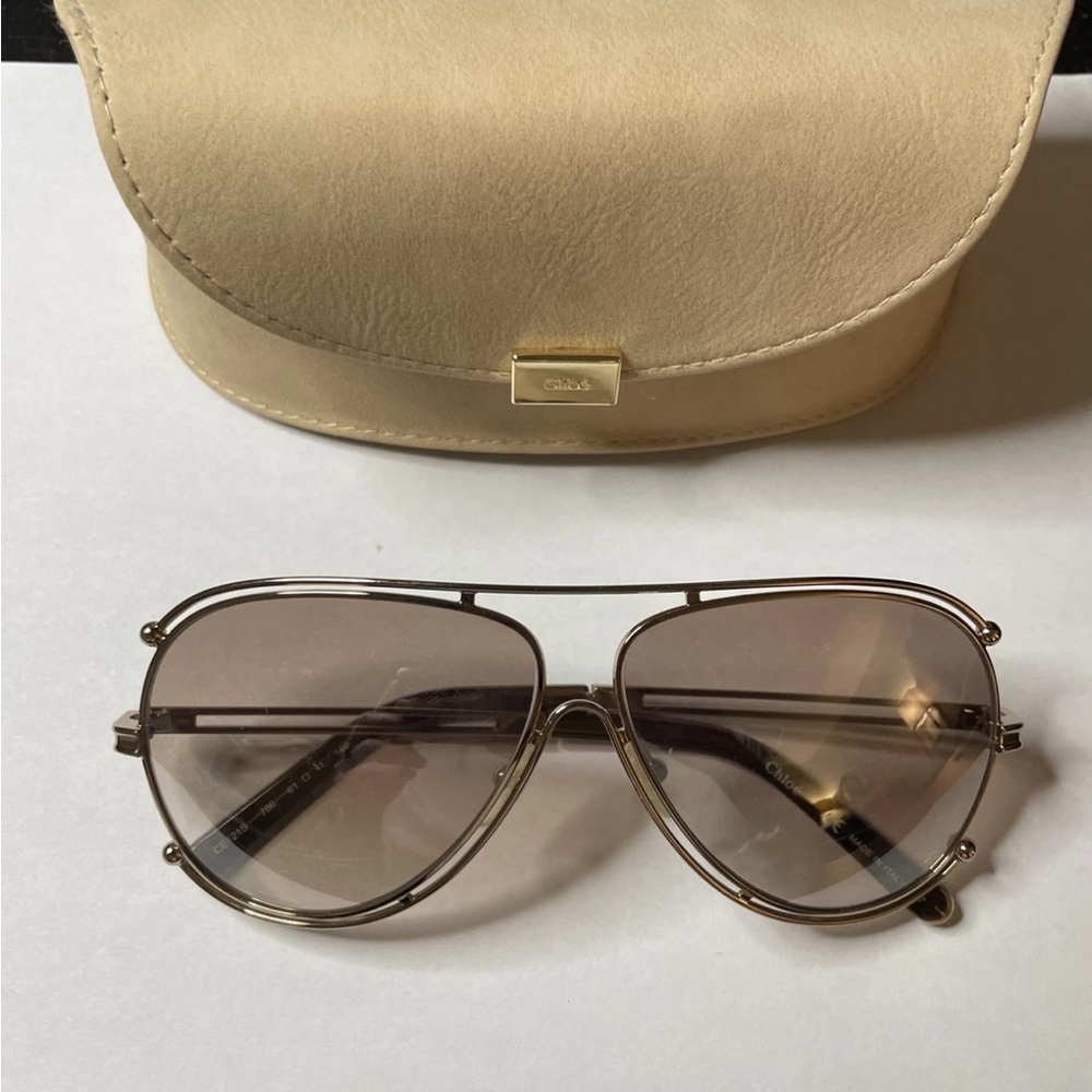Chloe Aviator Sunglasses